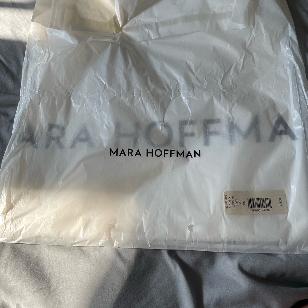 NWT, Mara Hoffman MADE X Hudson canvas shopping tote bag - Picture 3 of 5